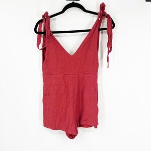 Capulet Tie-Strap Sleeveless Romper